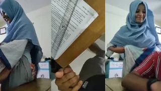 Hijabi School Girl Fucking Teacher In Class Room – Sensual Indian Couple